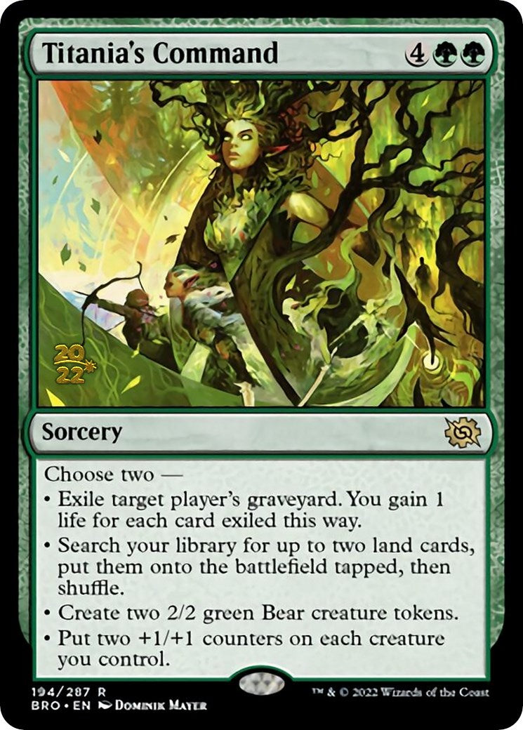 Titania's Command [The Brothers' War: Prerelease Promos]