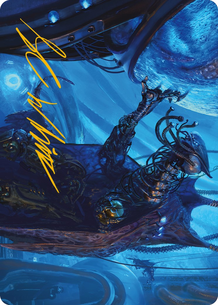 Atmosphere Surgeon Art Card (Gold-Stamped Signature) [Phyrexia: All Will Be One Art Series]