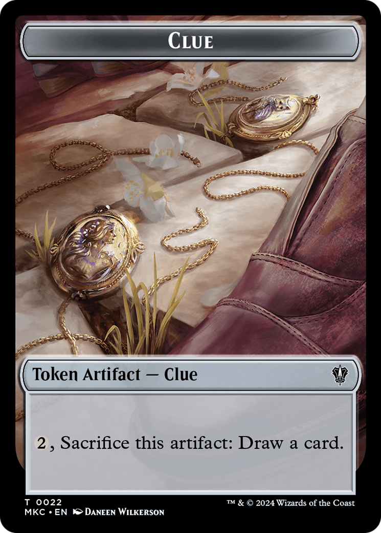 Clue // Insect (0017) Double-Sided Token [Murders at Karlov Manor Commander Tokens]