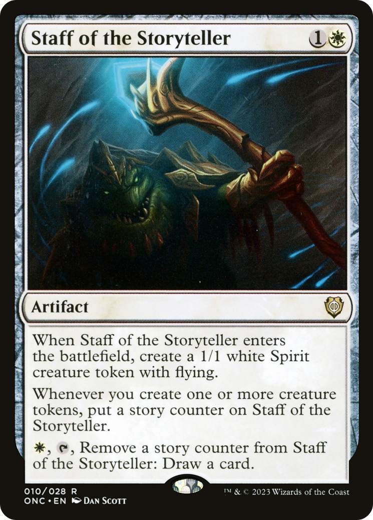 Staff of the Storyteller [Phyrexia: All Will Be One Commander]