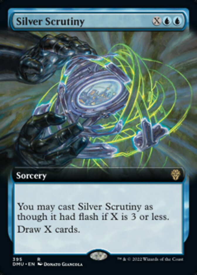 Silver Scrutiny (Extended Art) [Dominaria United]