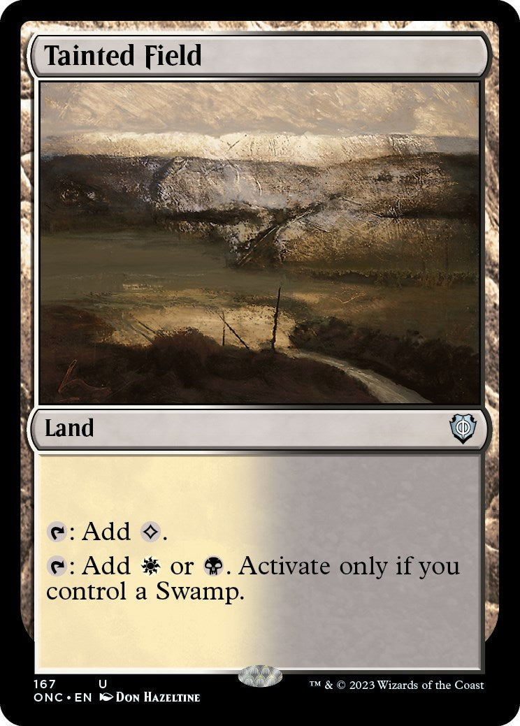 Tainted Field [Phyrexia: All Will Be One Commander]