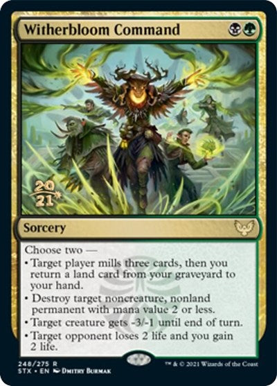 Witherbloom Command [Strixhaven: School of Mages Prerelease Promos]