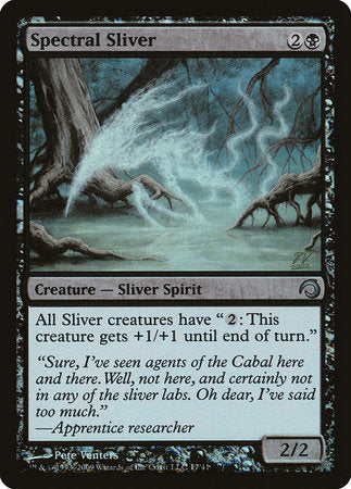 all sliver cards mtg Legion Magic the Gathering Proxy All Sliver creatures get +1/+1 for each other Sliver on the battlefield. Spectral Sliver [Premium Deck Series: