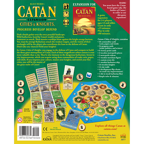 Catan: Cities and Knights Expansion