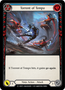 Flying Kick (Blue) [U-CRU065] (Crucible of War Unlimited)  Unlimited Rainbow Foil