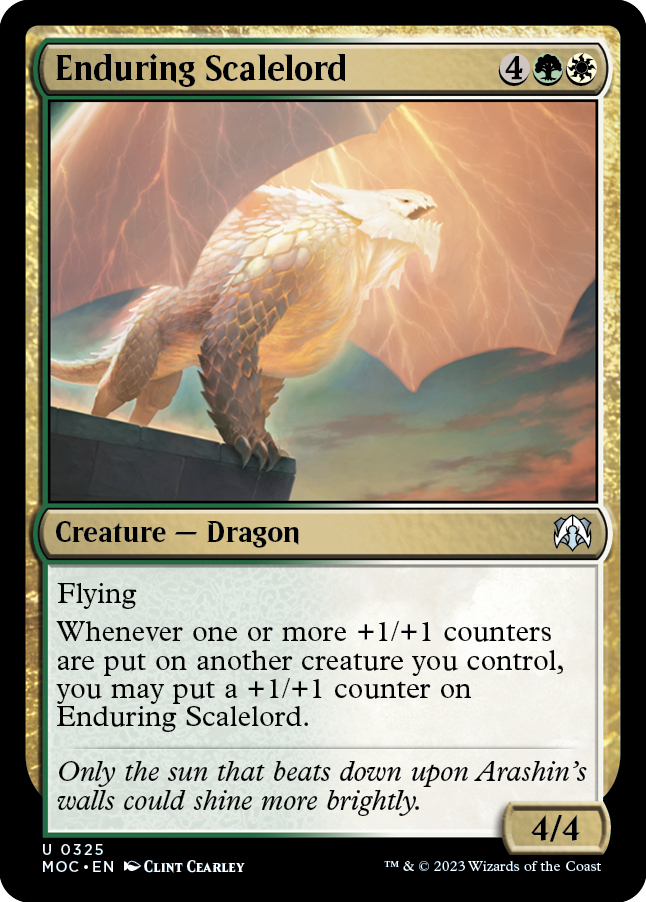 Enduring Scalelord [March of the Machine Commander]