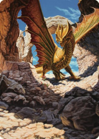 Ancient Brass Dragon Art Card (02) [Commander Legends: Battle for Baldur's Gate Art Series]