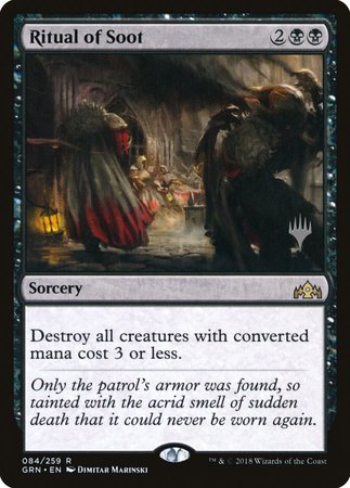 Ritual of Soot [Guilds of Ravnica Promos]