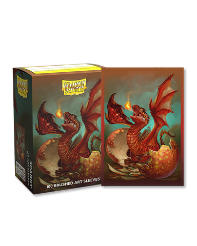 Dragon Shield 100ct Brushed Art Sleeves - Baby Dragon Sparky
