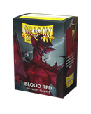 Dragon Shield 100ct Matte Deck Sleeves - Blood Red