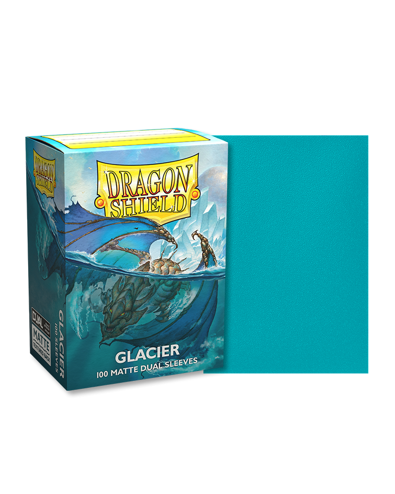 Dragon Shield 100ct Matte Duel Deck Sleeves - Glacier