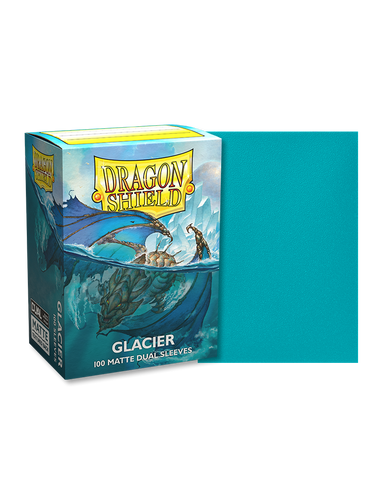 Dragon Shield 100ct Matte Duel Deck Sleeves - Glacier