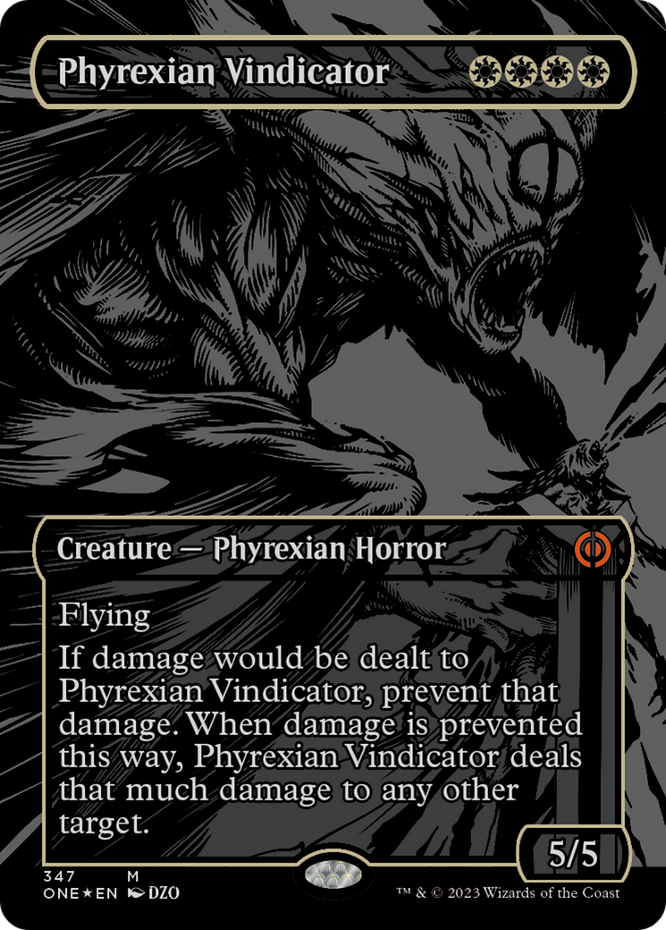 oil slick cards mtg Capricious Hellraiser (Oil Raised Foil) [Phyrexia: All Will Be O You draw a card and you lose 1 life All Will Be One oil