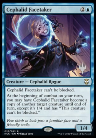 Cephalid Facetaker (Promo Pack) [Streets of New Capenna Commander Promos]