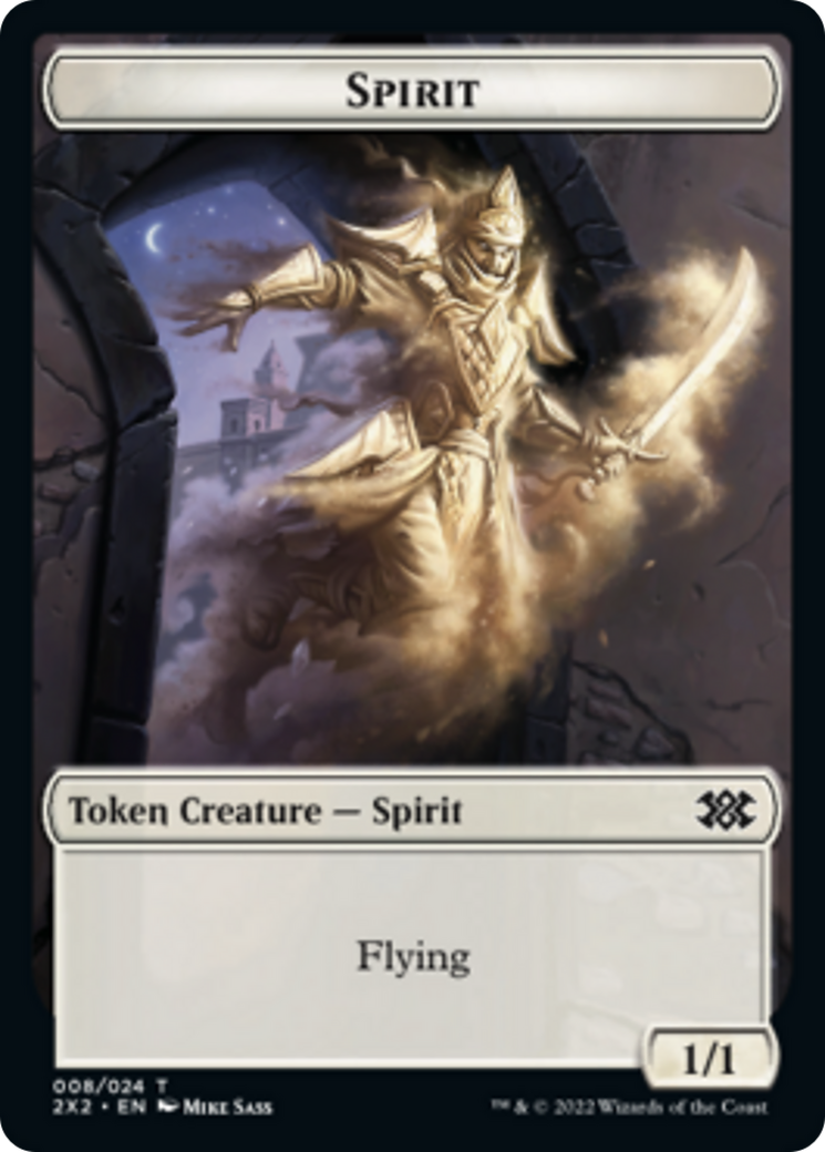 Egg // Spirit Double-sided Token [Double Masters 2022 Tokens]