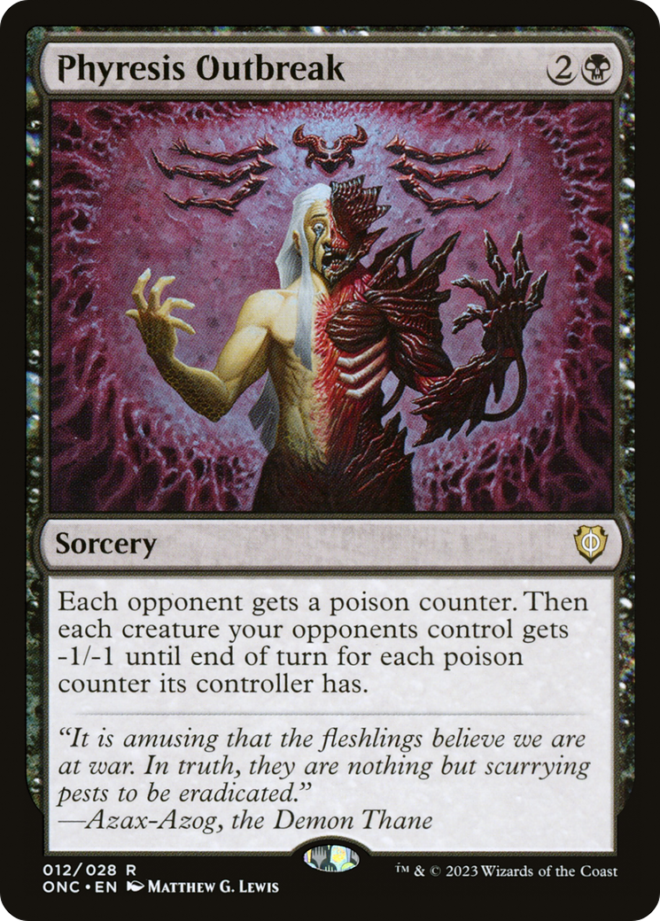 Phyresis Outbreak [Phyrexia: All Will Be One Commander]