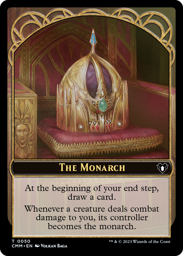 The Monarch // Cat (0005) Double-Sided Token [Commander Masters Tokens]