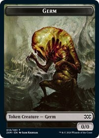 Germ // Wolf Double-sided Token [Double Masters Tokens]
