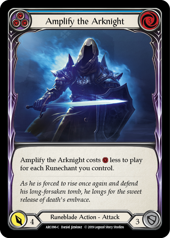Amplify the Arknight (Blue) [ARC096-C] 1st Edition Normal