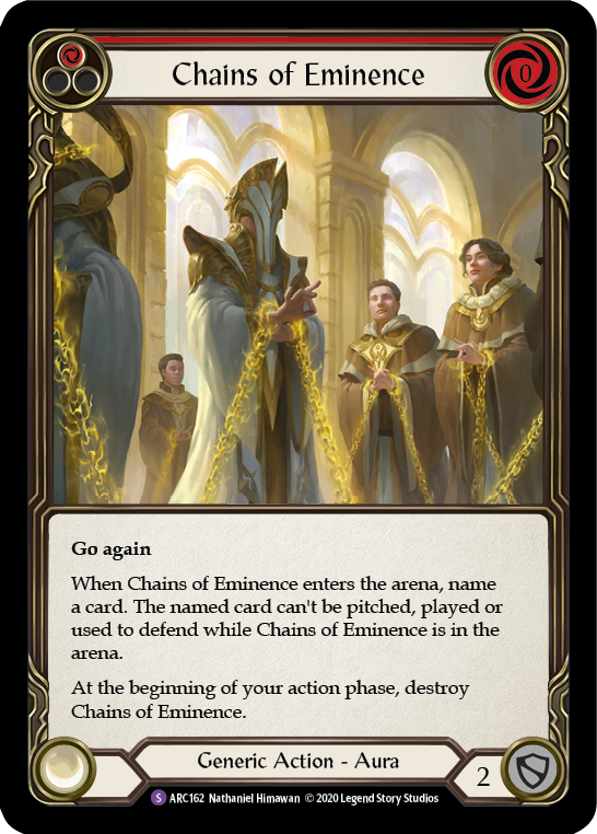 Chains of Eminence [ARC162] Unlimited Edition Rainbow Foil
