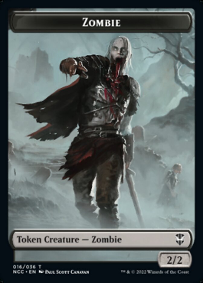 Zombie // Goat Double-sided Token [Streets of New Capenna Commander Tokens]