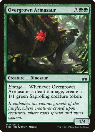 Overgrown Armasaur [Rivals of Ixalan]
