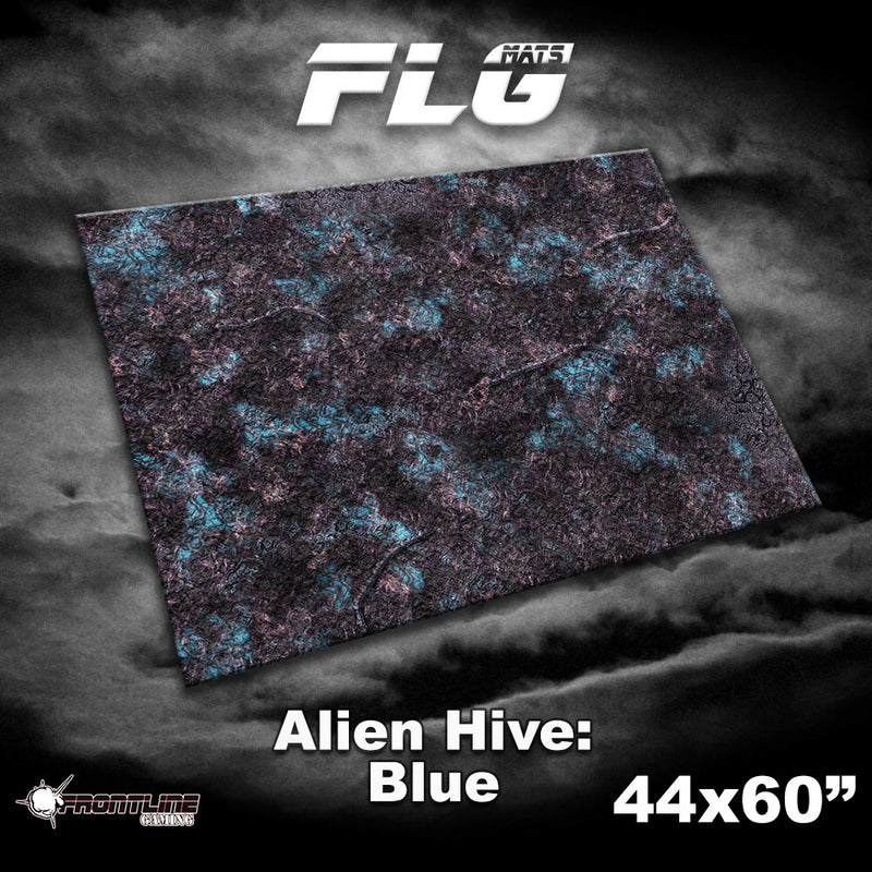 FLG Mats: Alien Hive 44" x 60" Blue