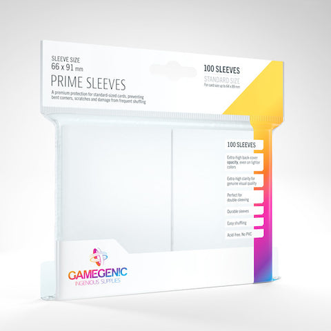 Gamegenic Prime Card Sleeves 100 ct - White