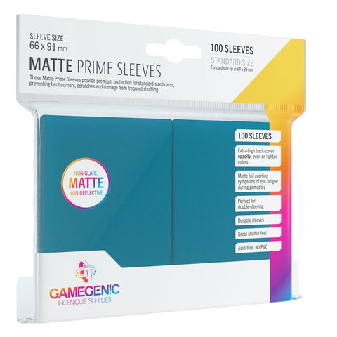 Gamegenic Matte Prime Card Sleeves 100 ct - Blue