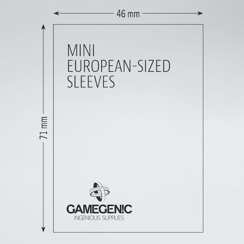 Gamegenic Prime Mini European Sleeves 50 ct