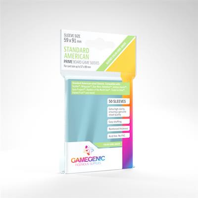 Gamegenic Prime Standard American Sleeves 50ct