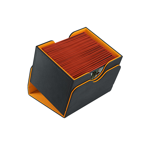 Gamegenic Sidekick 100+ XL Deck Box- Black/Orange