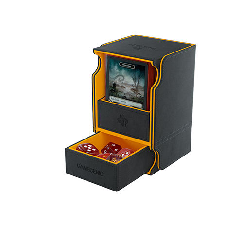 Gamegenic Watchtower 100+ XL Deck Box- Black/Orange