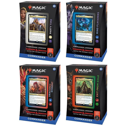 Commander Legends: Battle for Baldur's Gate - Commander Decks