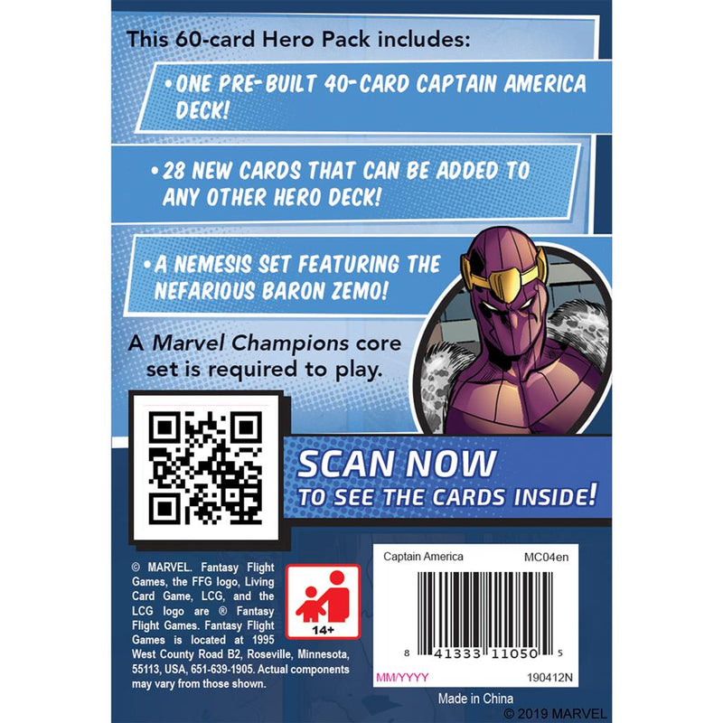 Marvel Champions: Captain America Hero Pack