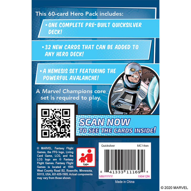 Marvel Champions: Dr. Quicksilver Hero Pack