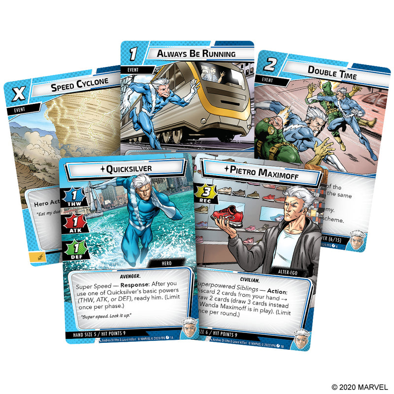 Marvel Champions: Dr. Quicksilver Hero Pack