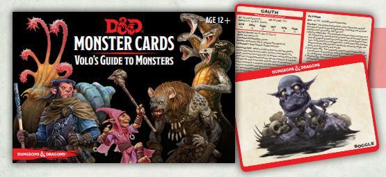 D&D 5e Monster Cards: Volo's Guide of Monsters