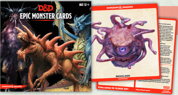 D&D 5e Monster Cards: Epic Monster