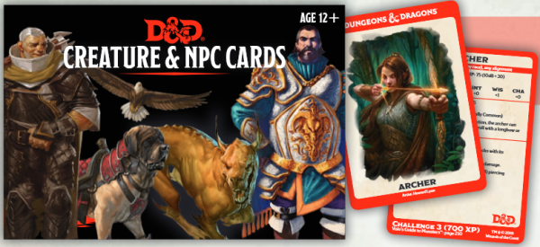 D&D 5e Creature & NPCs Cards