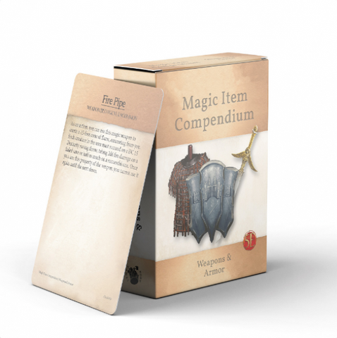 D&D 5e Magical Item Compendium Deck - Weapons and Armors