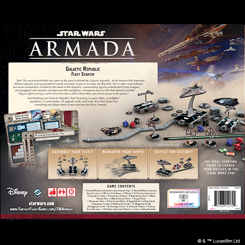 Star Wars Armada outlets Republic Starter Set