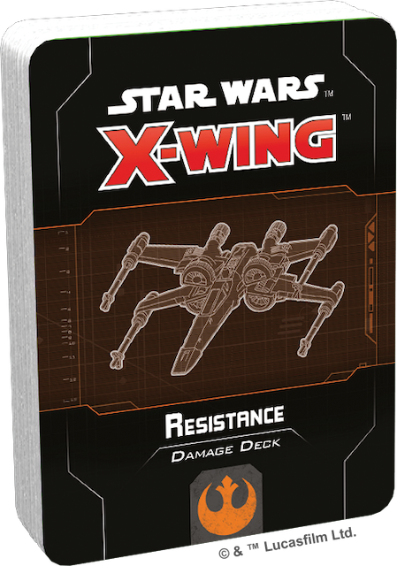 Star Wars X-Wing 2nd Edition: Resistance Damage Deck