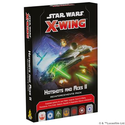 STAR WARS X-WING 2ND ED: HOT SHOTS & ACES II REINFORCEMENTS PACK