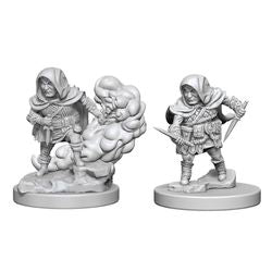 DUNGEONS AND DRAGONS: NOLZUR'S MARVELOUS UNPAINTED MINIATURES -W1-MALE HALFLING ROGUE