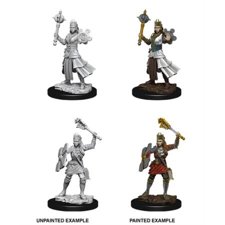 DUNGEONS AND DRAGONS: NOLZUR'S MARVELOUS UNPAINTED MINIATURES -W8-FEMALE HUMAN CLERIC