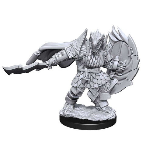 DUNGEONS AND DRAGONS NOLZUR'S MARVELOUS MINIATURES: W15 MALE DRAGONBORN FIGHTER