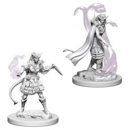 D&D Tiefling Female Sorcerer Unpainted Miniature