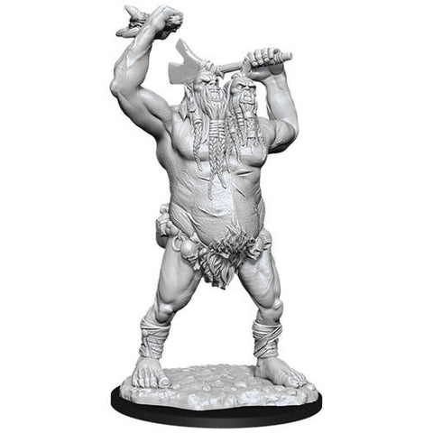 D&D/Pathfinder Ettin Unpainted Miniature